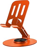 Vista 10 de Soporte Universal de Metal para Celular, Soporte Ajustable de Ángulo Múltiple con Rotación de 360°, Antideslizante, Compatible con iPhone 17 16 Pro