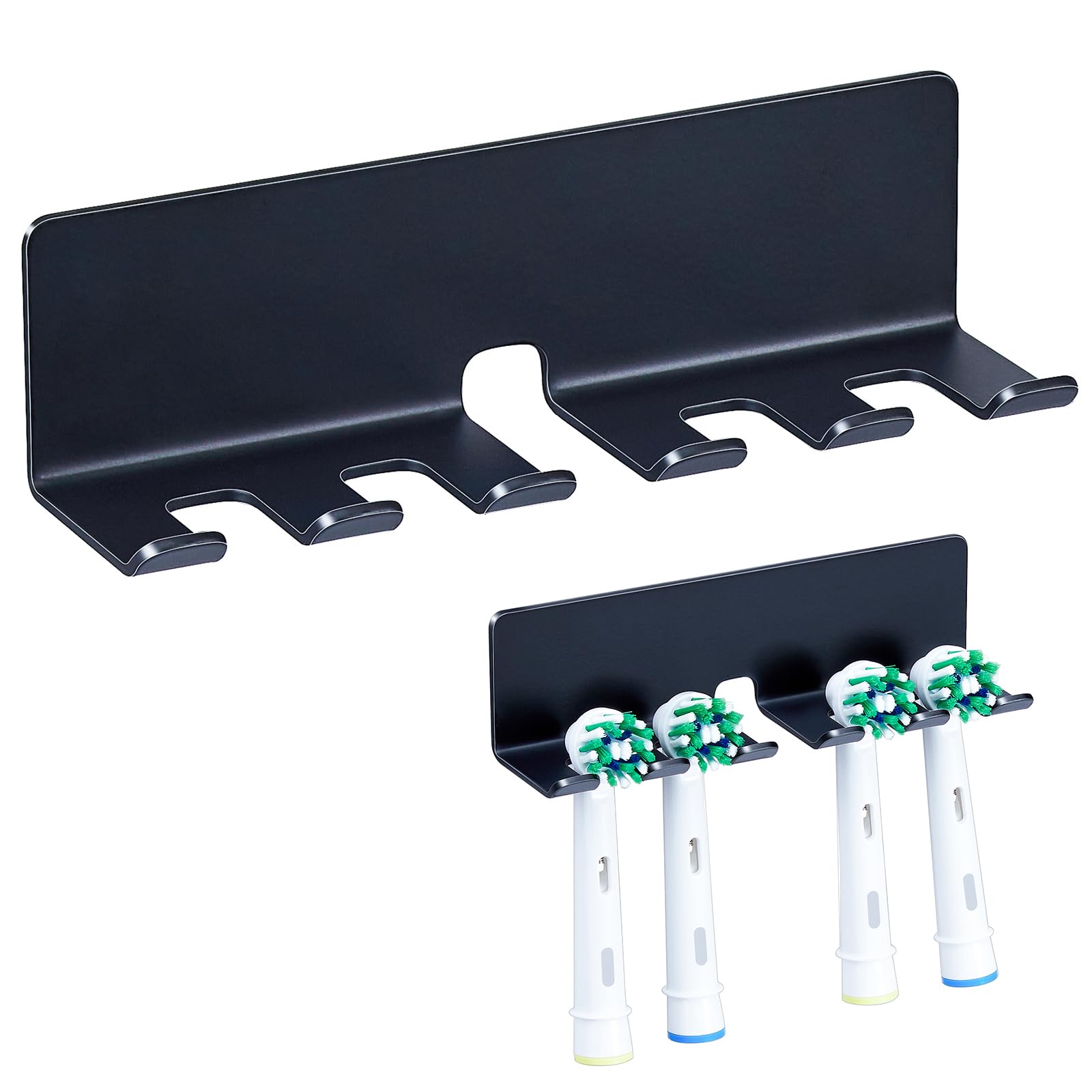 YYBO Zahnbürstenhalter Wand Ohne Bohren, Zahnbürstenkopf Hal