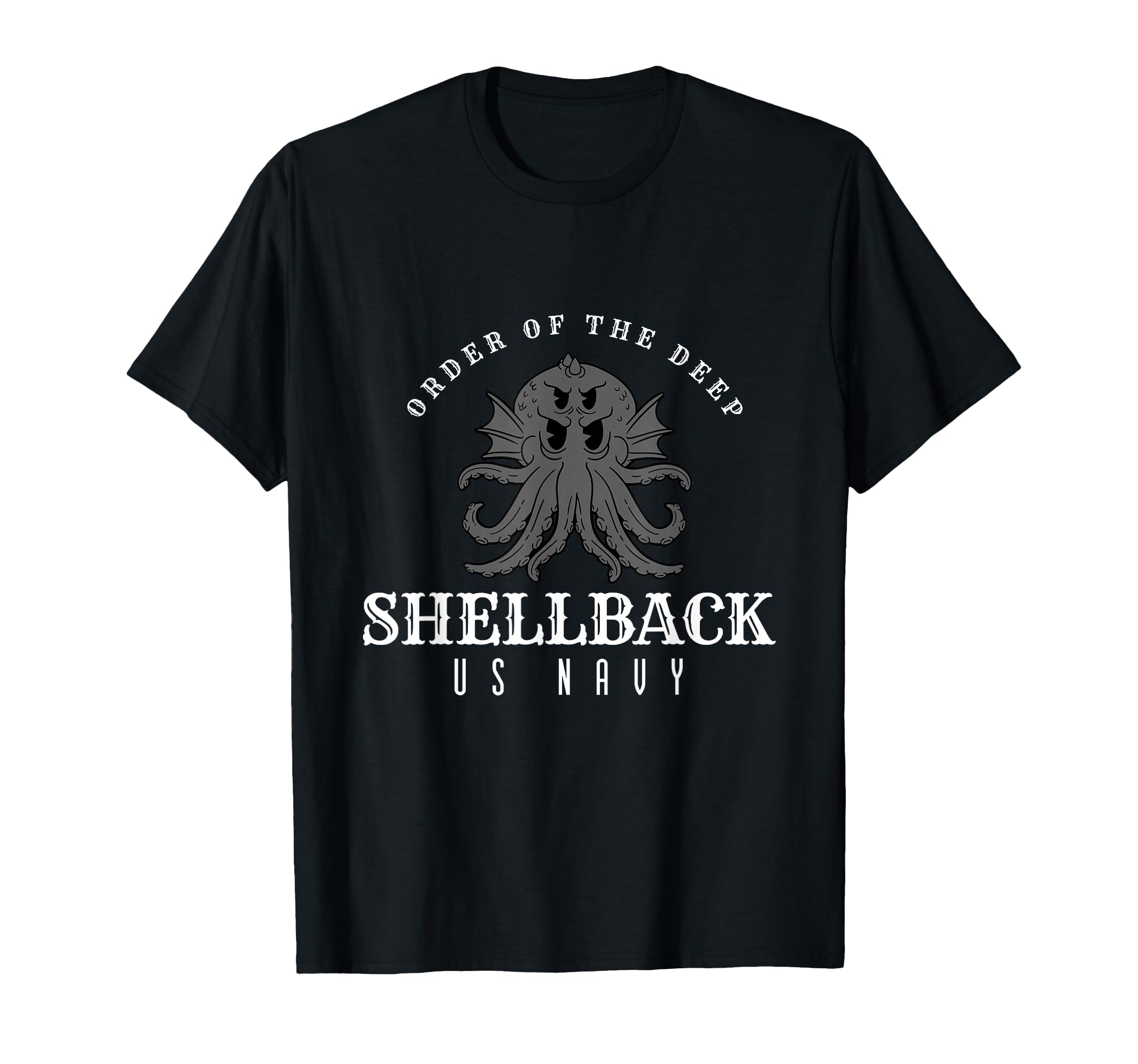 Vintage Navy Shellback Deep Sea Serpent T-Shirt