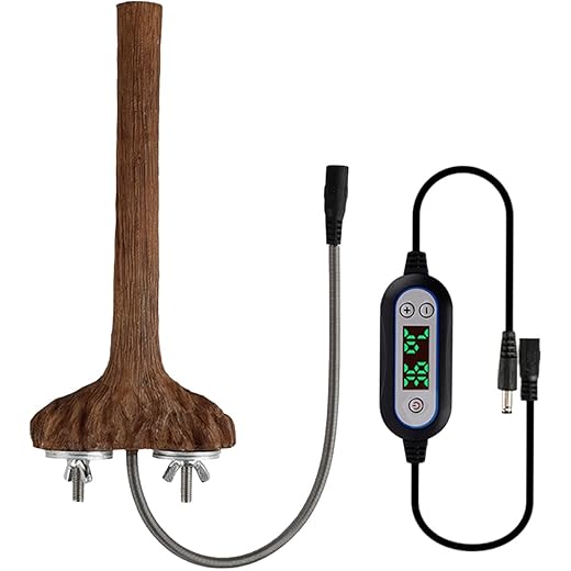 THE STYLE SUTRA Heating Bird Perch Bird Cage Perch Bird Cage Heater for Medium Large Budgies