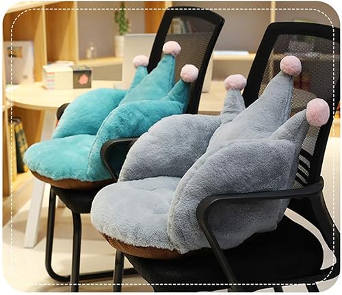 Miniatura 8 de IPENNY - Cojín suave, acogedor y afelpado para aliviar el dolor de la espalda, coxis y ciática, cojines para silla de oficina, sofá o silla de ruedas