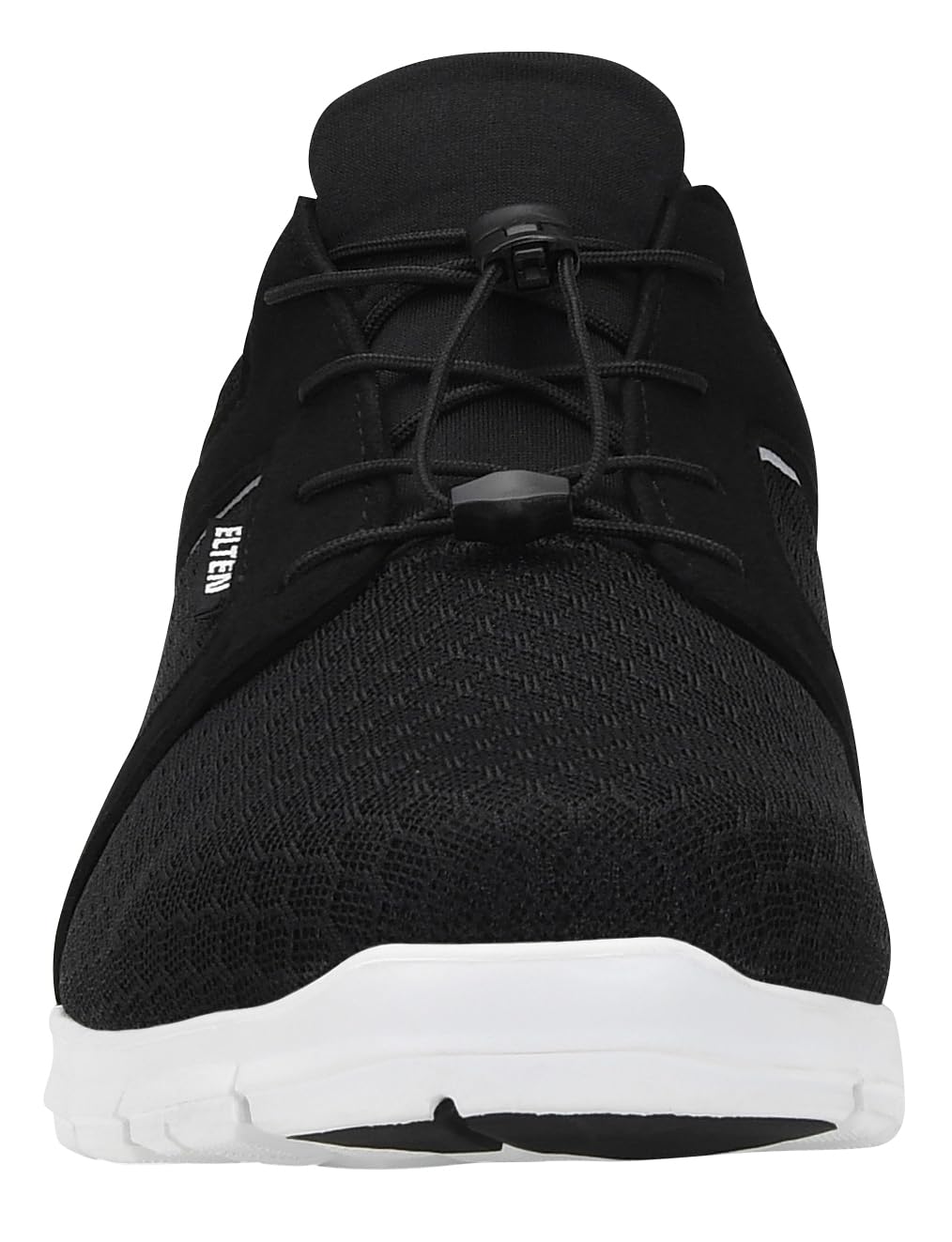 ELTEN Buty robocze MAIDU Black Low O1, damskie i męskie, tekstylne, lekkie, sportowe, czarne/białe, czarny, 46 EU