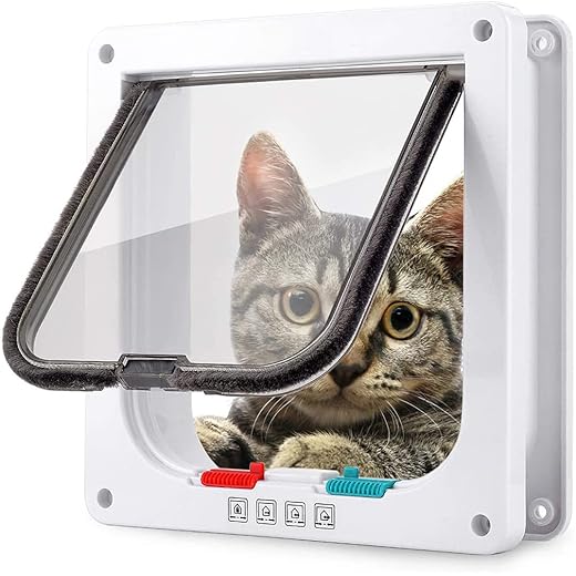 Large Cat Door 4 Way Locking 5CM