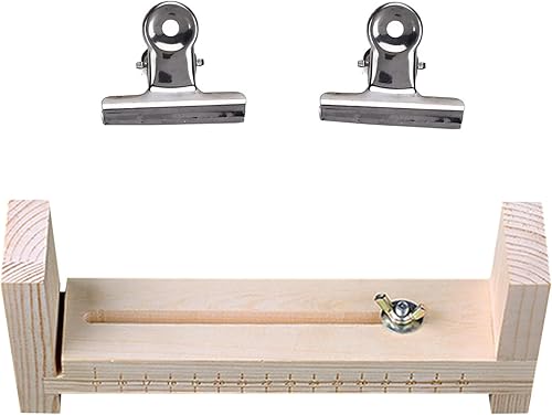 EVKILKJS Plantilla de pulsera de madera, pulsera de tejer a mano, herramienta de trenzado, en forma de U, estante para hacer pulseras de escamas