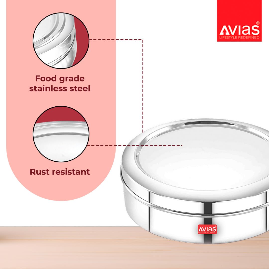 AVIAS Stainless Steel Spice Box - 7 Compartments -5