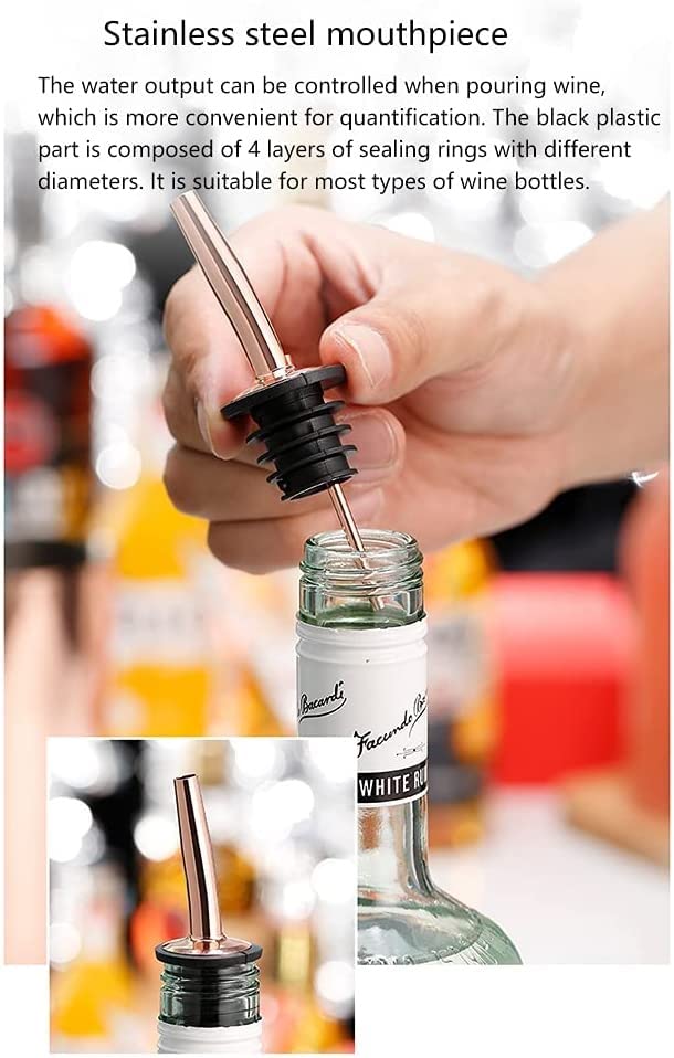 Set de coctelera de acero inoxidable para bartender miniatura 6