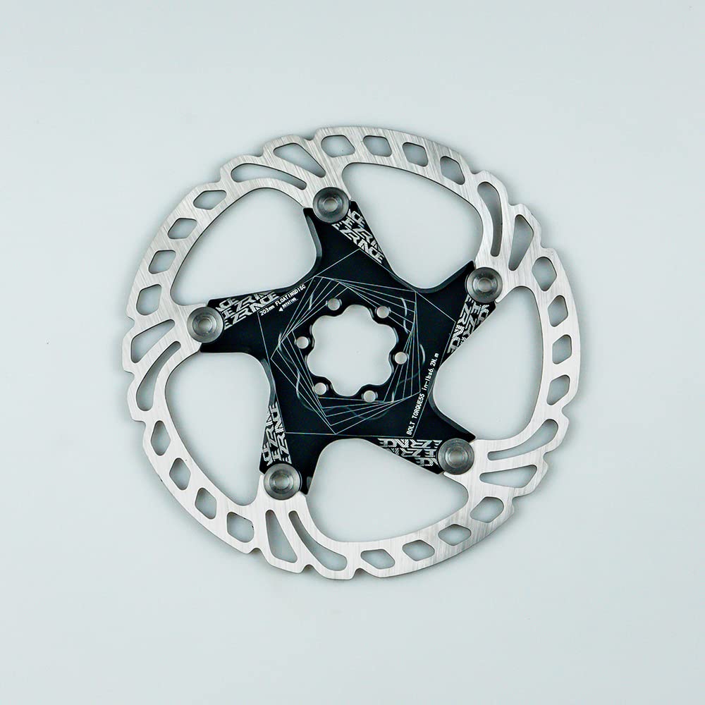 Disco Freno 1 pcs Rotor de Freno de Bicicleta Fuerte disipación de Calor Flotante 160 mm 180 mm 203 mm MTB Freno de Disco Freno Disco(203mm 1pcs)