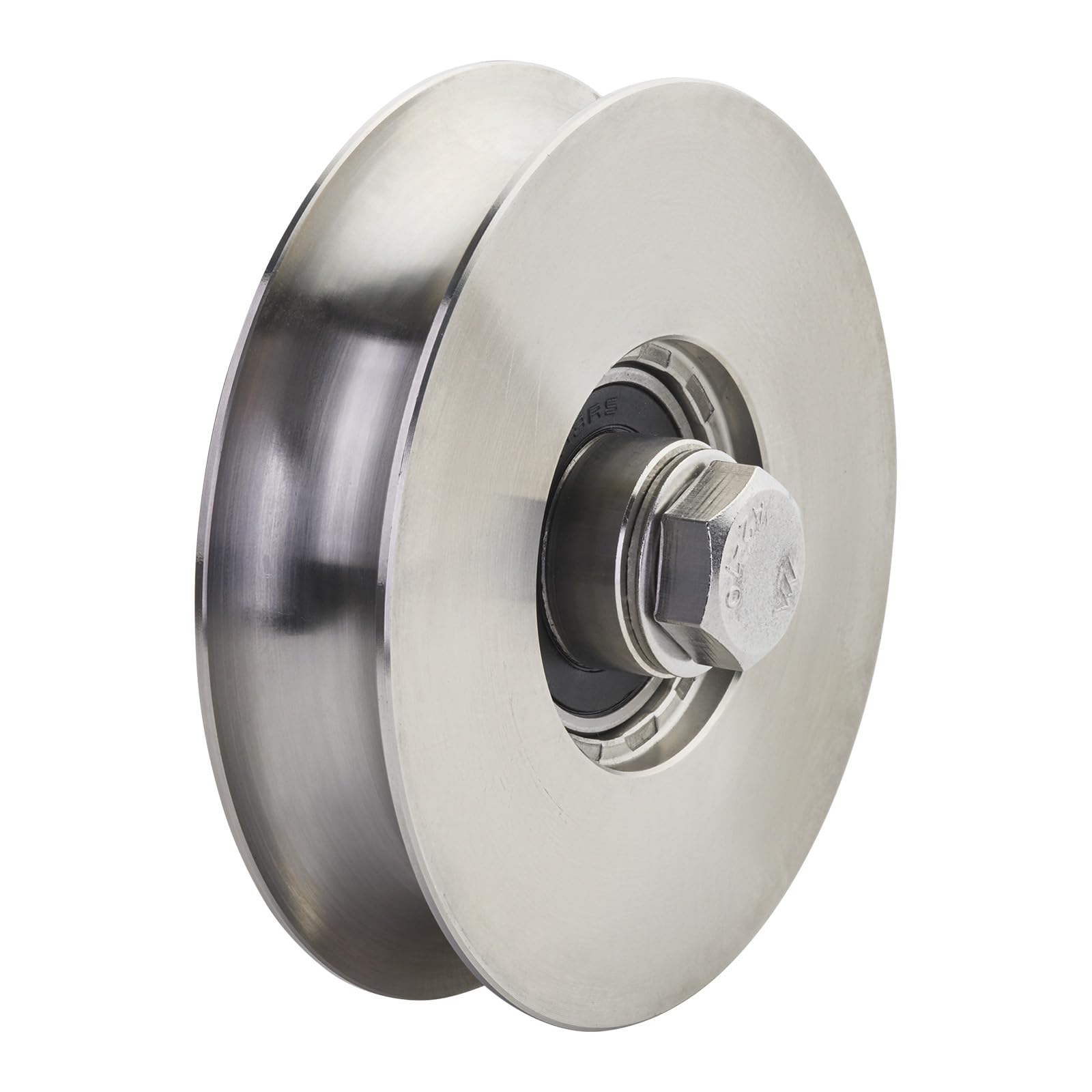 SOTECH Schiebetorrolle Ø 100 mm Edelstahl Laufrolle Tragkraft 300kg