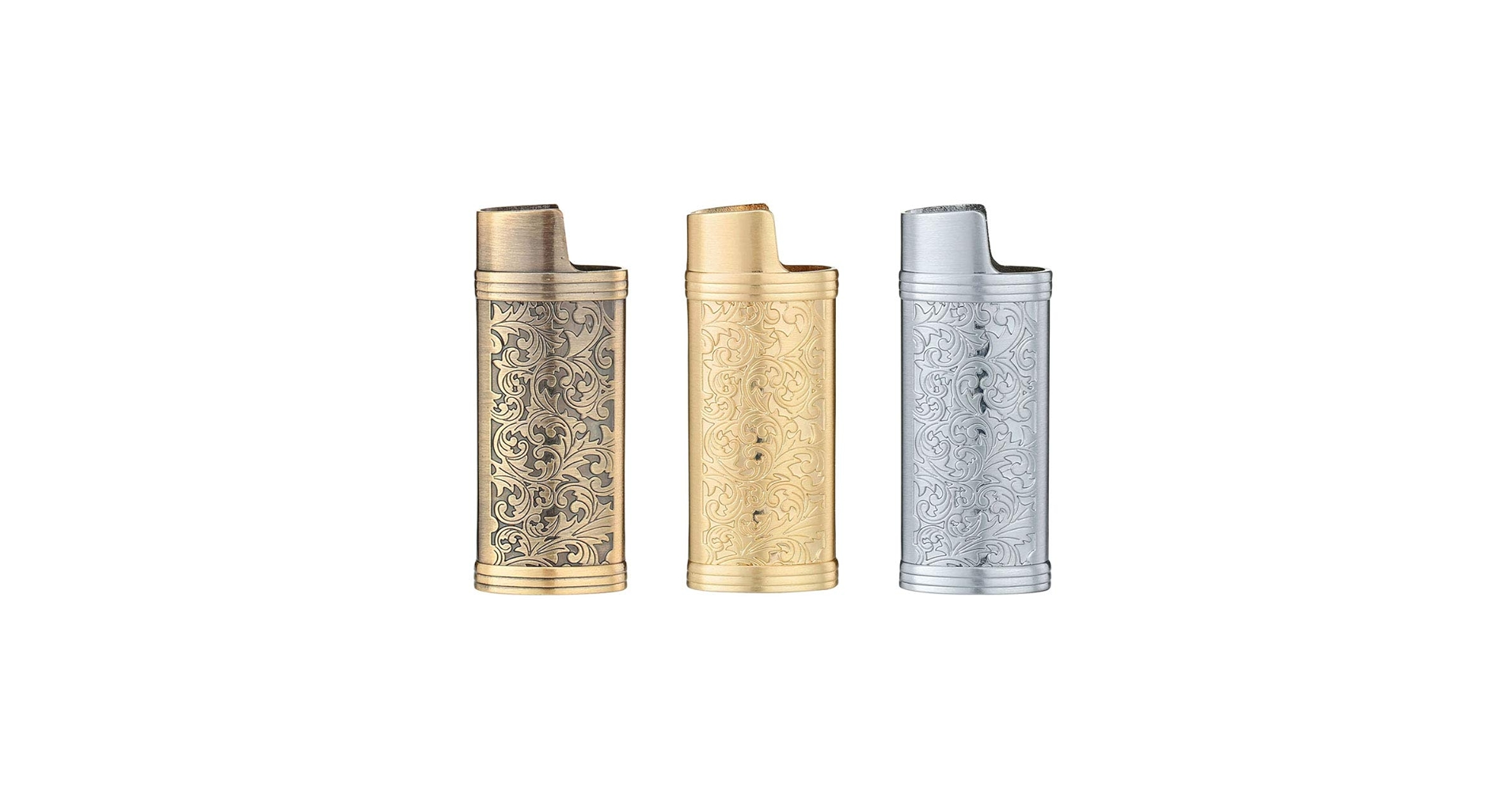 Amazon.com: Ambrogio.L 3 Pieces Lighter Case Sleeve Holder