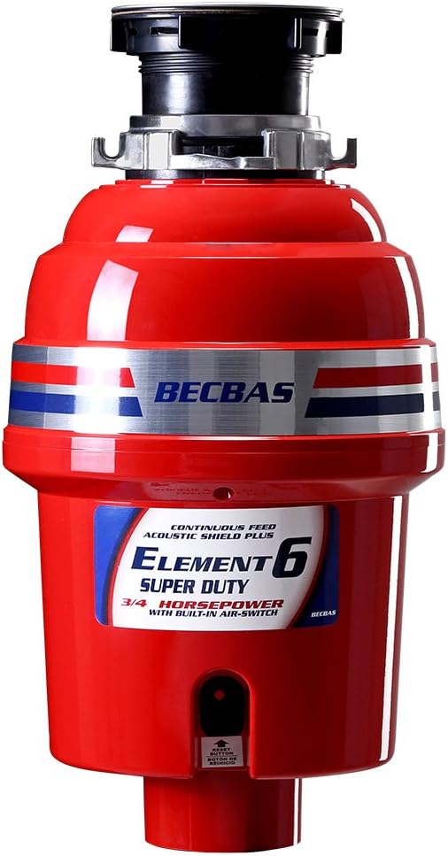 Element 6, 3/4 HP Garbage Disposal with Built-in Air Switch
