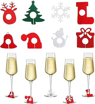 24 Pcs Marqueurs De Verre À Vin Animaux Marins Ventouse En Silicone