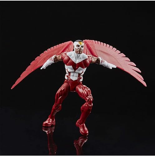 Miniatura 8 de Marvel Legends Series Falcon - Figura de acción de embalaje retro de 6 pulgadas 3 accesorios