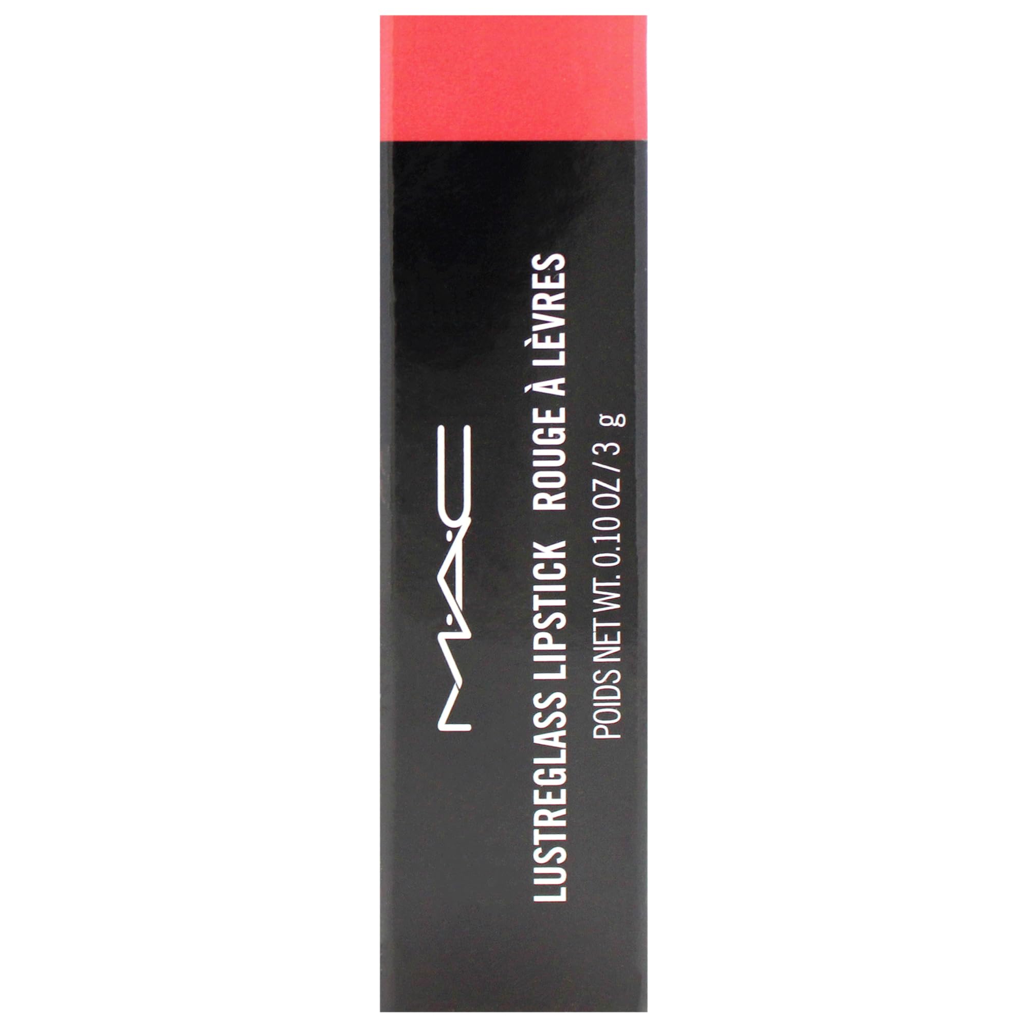 Batom Labial MAC Lustreglass Lipstick Tons Vermelhos See Sheer