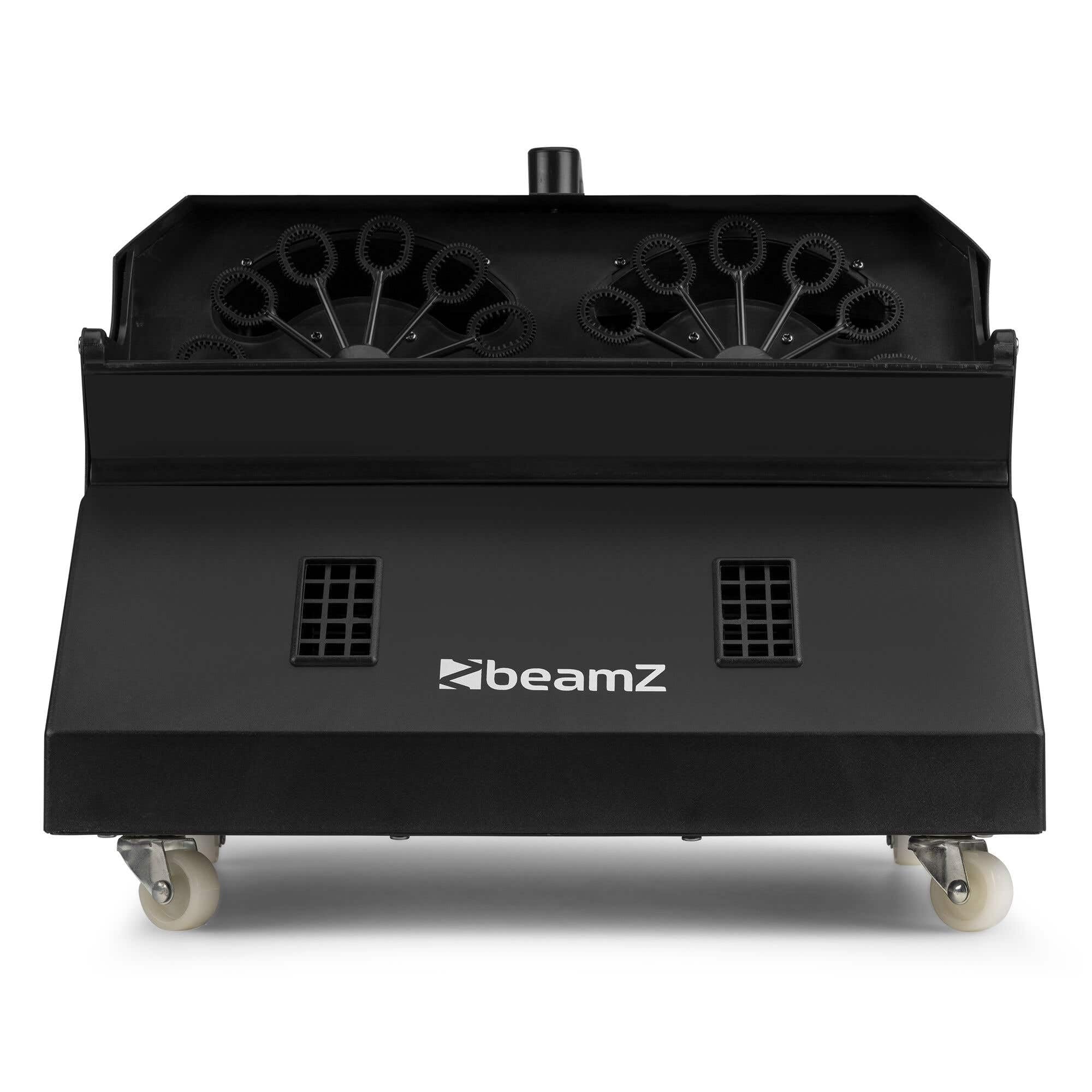 BeamZ B2500 - Automatische Seifenblasenmaschine Hochzeit Seifenblasen Maschine, inkl. Fernbedienung, 100 Watt, Bubble Machine, Seifenblasen Hochzeit Machine, Effektmaschine - Schwarz