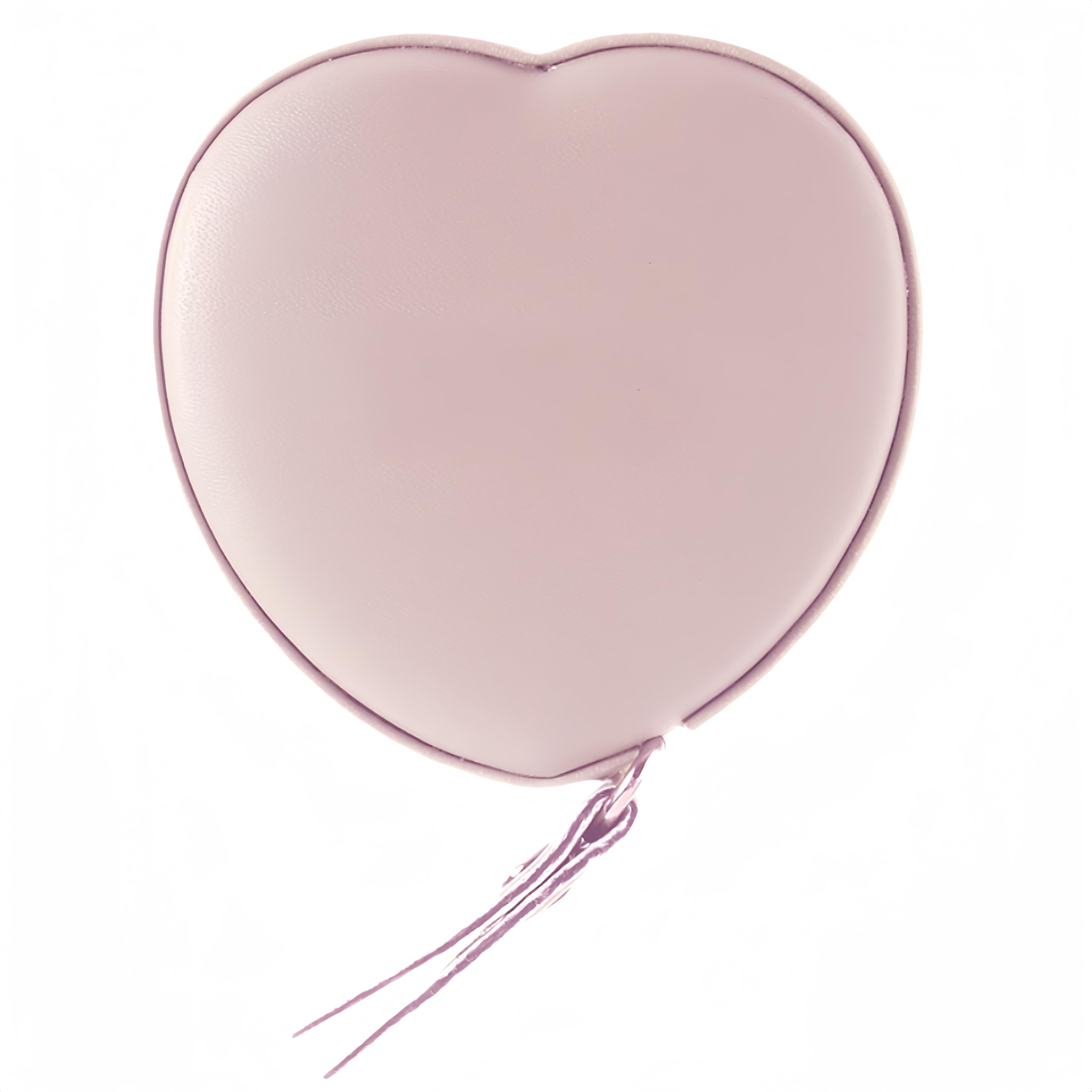 Pink Heart-Shaped Retractable Tape Measure - Small, Compact, Dual-Sided Measuring Tape for Tailoring, Crafting, and Fitness Measurements - 60 Inches /