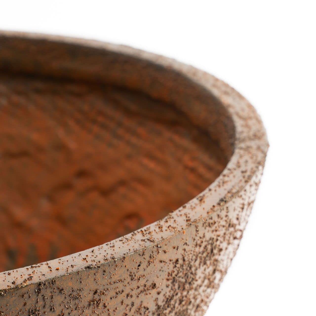 Pflanzwerk® Fioriera Vaso da Fiori Bowl Ø 45cm Ruggine *Resistente al Gelo* *Europea di qualità* *Protezione UV*