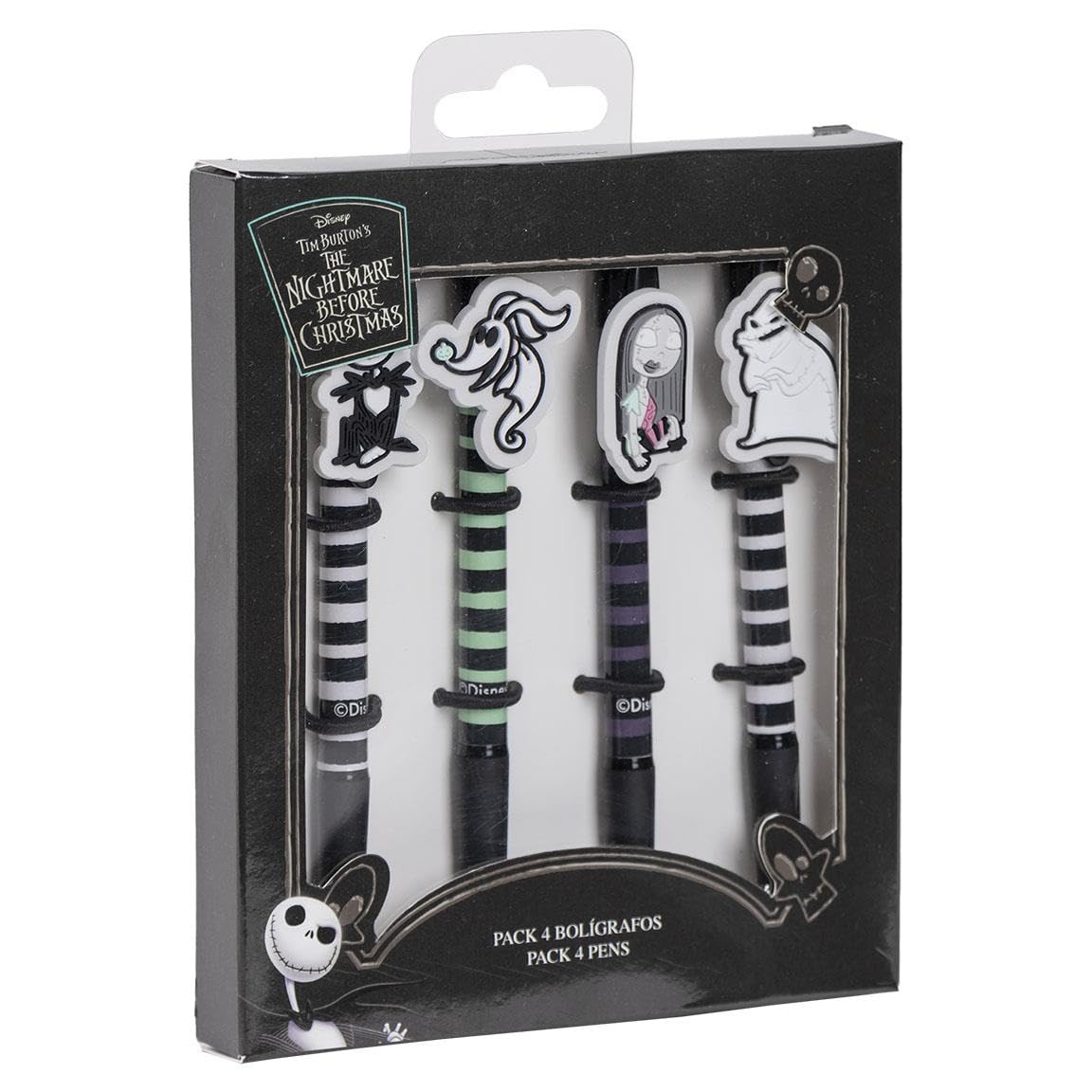 Cerda Unisex Blanc Pen Disney Nightmare Before Christmas Blister (X4)