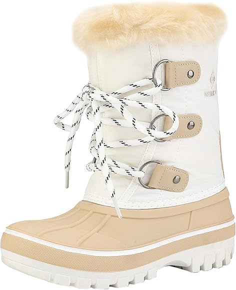 Girls white winter boots Clearance