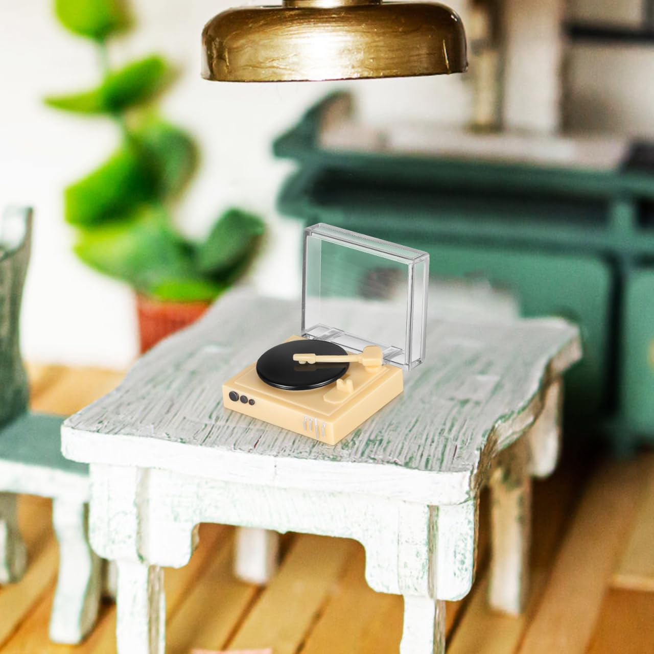 Amazon.co.jp: ミニチュアレコードプレーヤー 1:12スケール ドール
