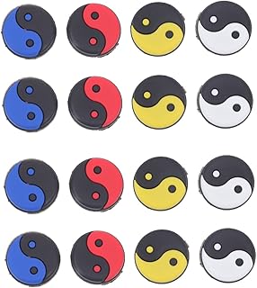 INOOMP 2 Conjuntos De Acessórios Para Exercícios De Raquete De Raquete De Tênis Cordas De Raquete De Tênis Amortecedores Eliminador De Choques Amortecedor De Raquete De Tênis