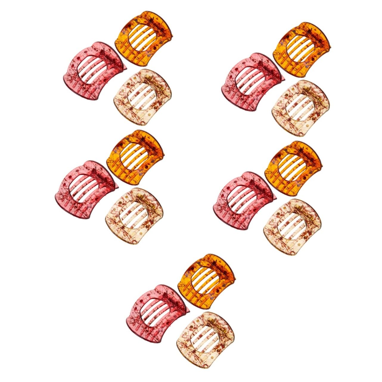 LIFKOME 15stücke Teiliges Haarklammern Für Damen Robuste Kralle Mit Inneren Zähnen Für Dickes Lockiges Oder Glattes Haar Haarschmuck Für Alltag Und Besondere Anlässe