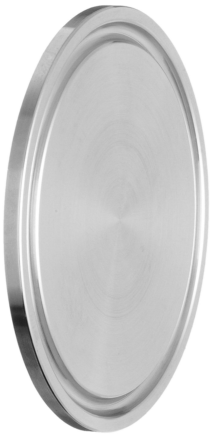 Dixon 16AMP-R50-75 Stainless Steel 316L Sanitary Fitting, Clamp End Cap, 1/2" to 3/4" Tube OD Range