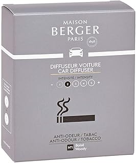 Maison Berger Paris - Navulverpakking voor autodiffuser – collectie tegen geurtjes – geur tegen tabak