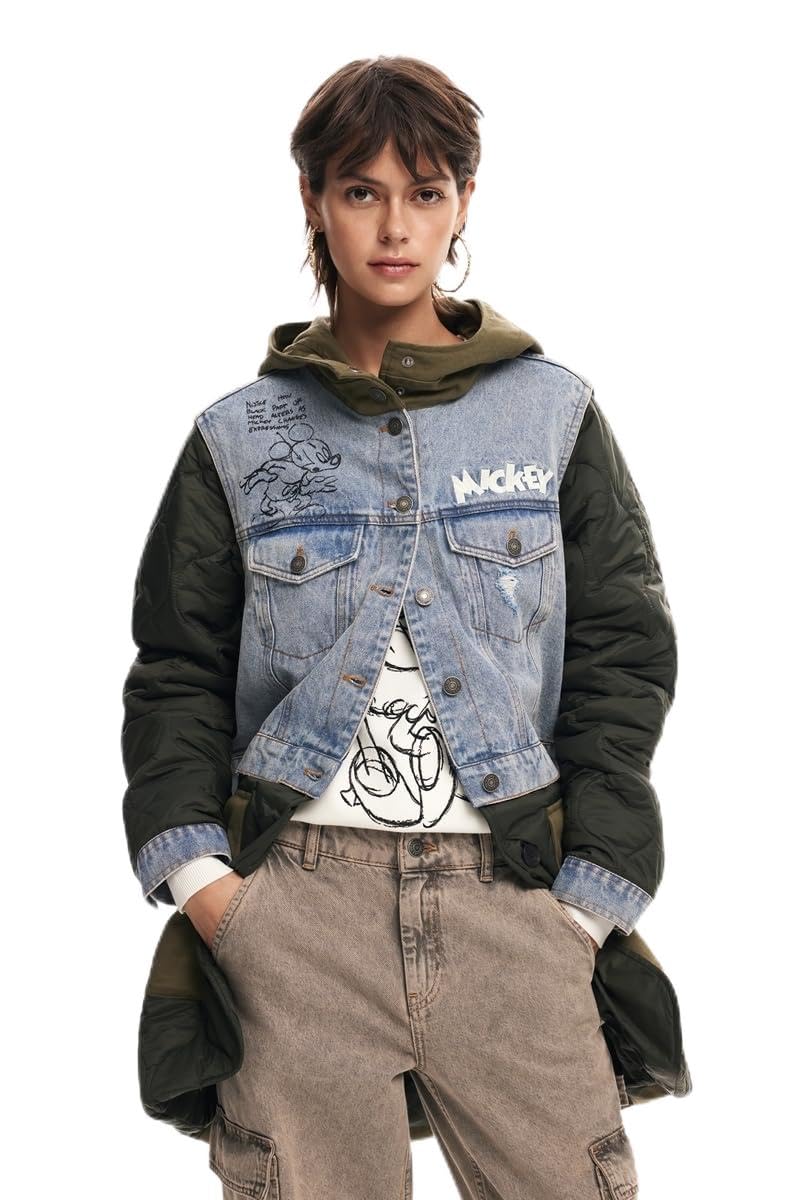 Desigual CHAQ_BUDAPEST_MICKEY, 4002 CAQUI, M, Green, M