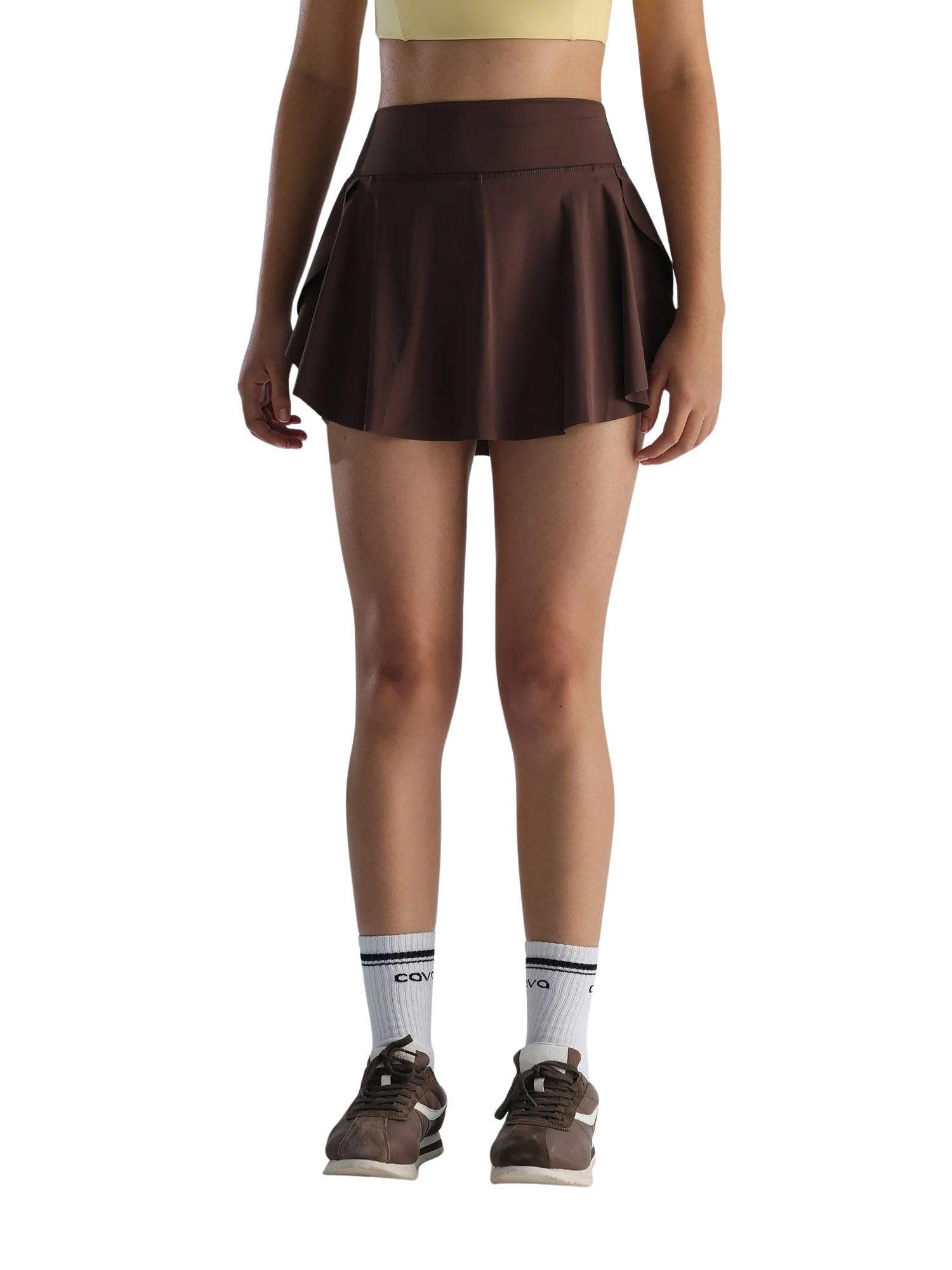 CAVA Swirl Tennis Skorts for Women | Built-in Shorts, Moisture-Wicking, Stretchable, Pockets, Twirl-Friendly Design | Active Skirt for Sports-picture-5
