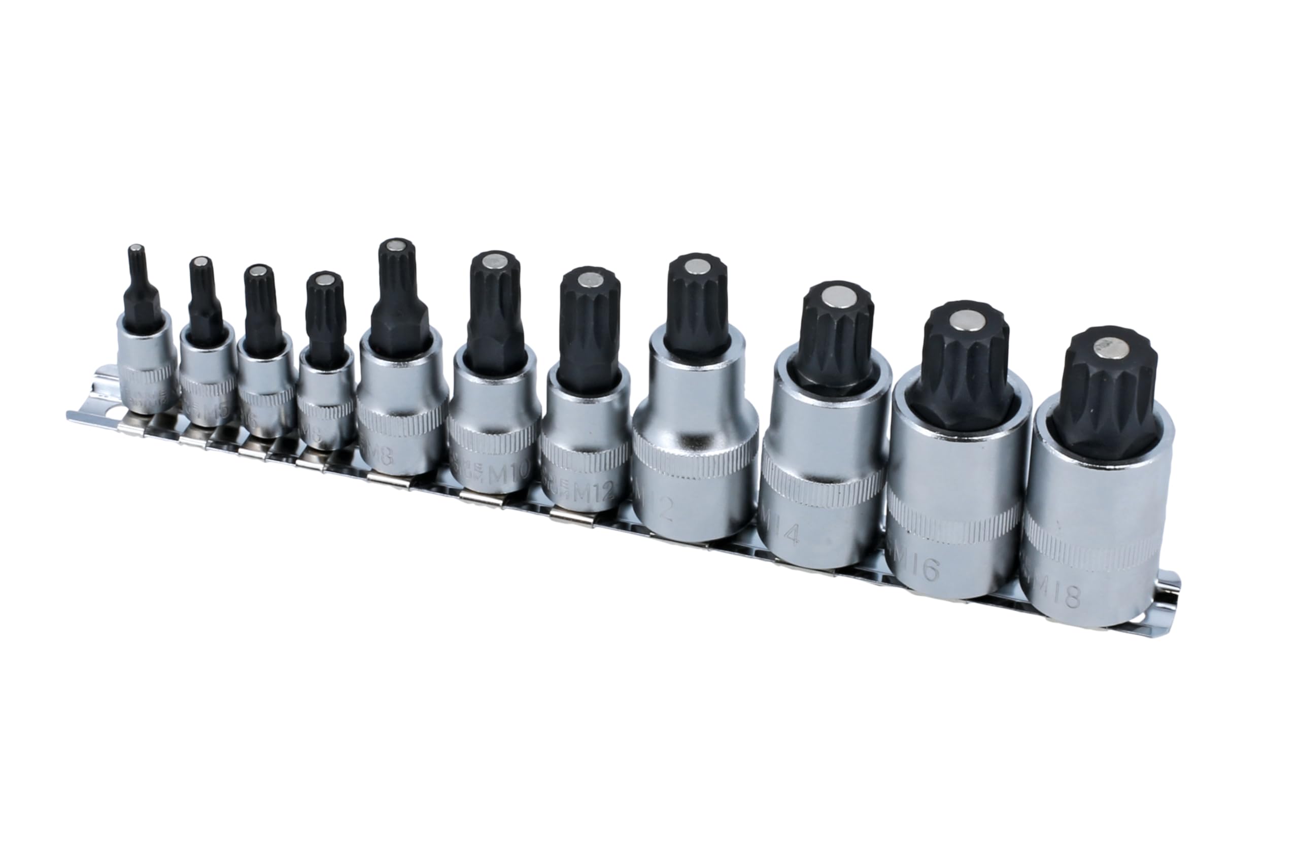Laser 8923 Magnetic Spline Bit Set 11pc
