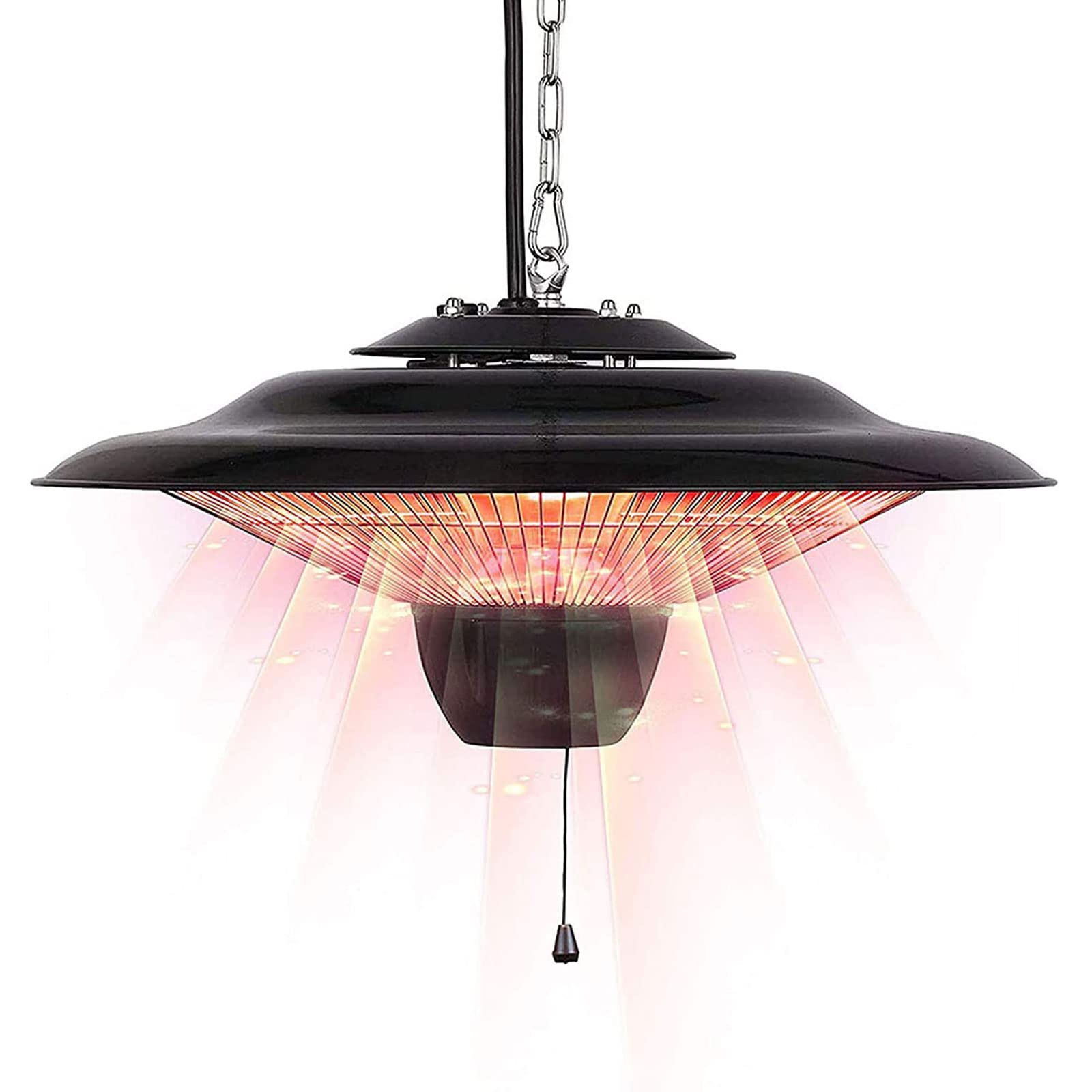Amazon.com: Electric Patio Heater, 1500W Hanging Ceiling Mounted Infrared  Halogen Heaters, Fast Heating Overheat Protection Courtyard Waterproof Heat  Lamp for Balcony, Yard, Garage, Outdoor,1 : Patio, Lawn u0026 Garden