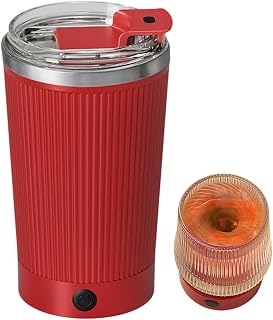 Vaso para bebidas con mezcla automática: motorizado Magnetizado Pedestal extraíble Cáliz Lácteos fluidos de Java Cacao Refrescos Oficinas residenciales Viaje Vivac Pesca Trekking, Copa agitadora a bat