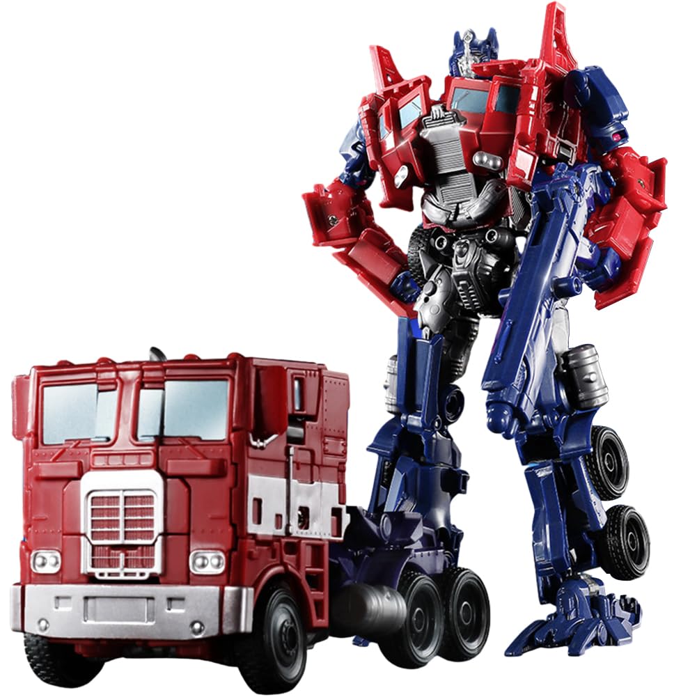 Simmpu 2 in 1 Transformable Car Robot Toy - Deformed Action Figure Model, Alloy Transforming Robot for Kids' Birthday Party Gifts