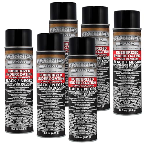 Barrier Bond Rubberized Undercoating Sound Deadener (6-Pack)