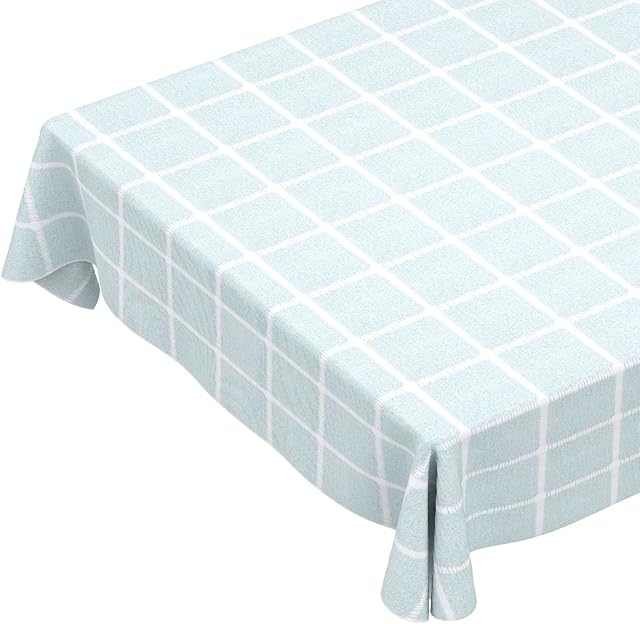 Lesfit Pvc Tablecloths Rectangular, Wipe Clean Table Cloth , 137 * 200 cm