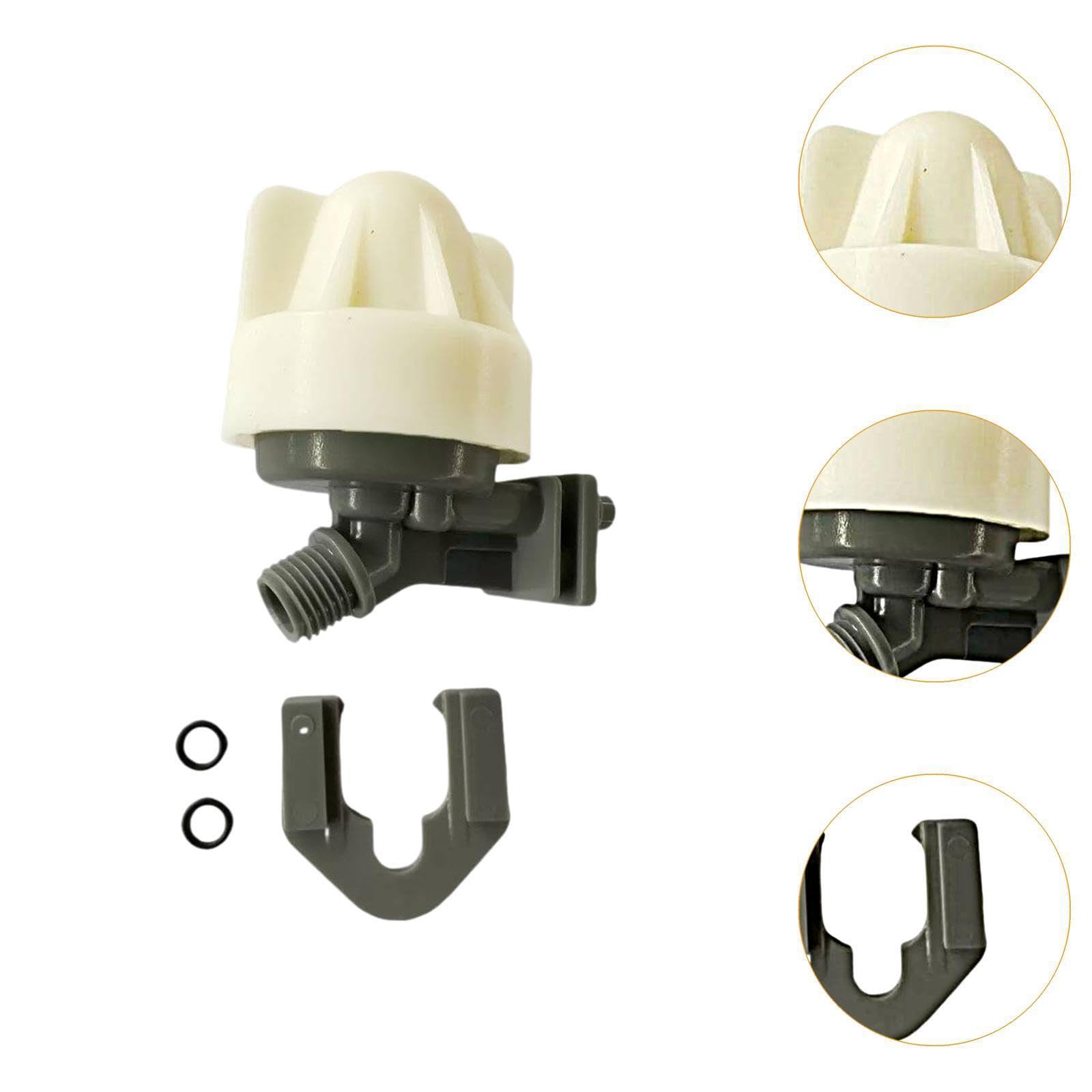 Kit de remplacement pour adoucisseur d'eau avec buse et ensemble Venturi. Le kit de buse pour adoucisseur d'eau est en plastique. Accessoires pour tête pulvérisation souple. Pièces.