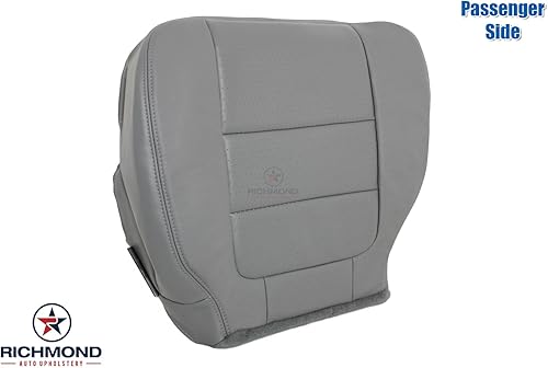 Richmond Auto Upholstery - (Compatible with 2001-2003 Ford F250 F-250 Lariat X-Cab Quad Passenger Side Bottom Replacement Leather Seat Cover, Tan