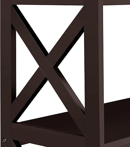 Miniatura 6 de Yaheetech Television Stands & Entertainment Centers with 3 Tier Storage Shelf TV Stand for Living Room, Espresso Espresso,Negro -,Gris,Blanco