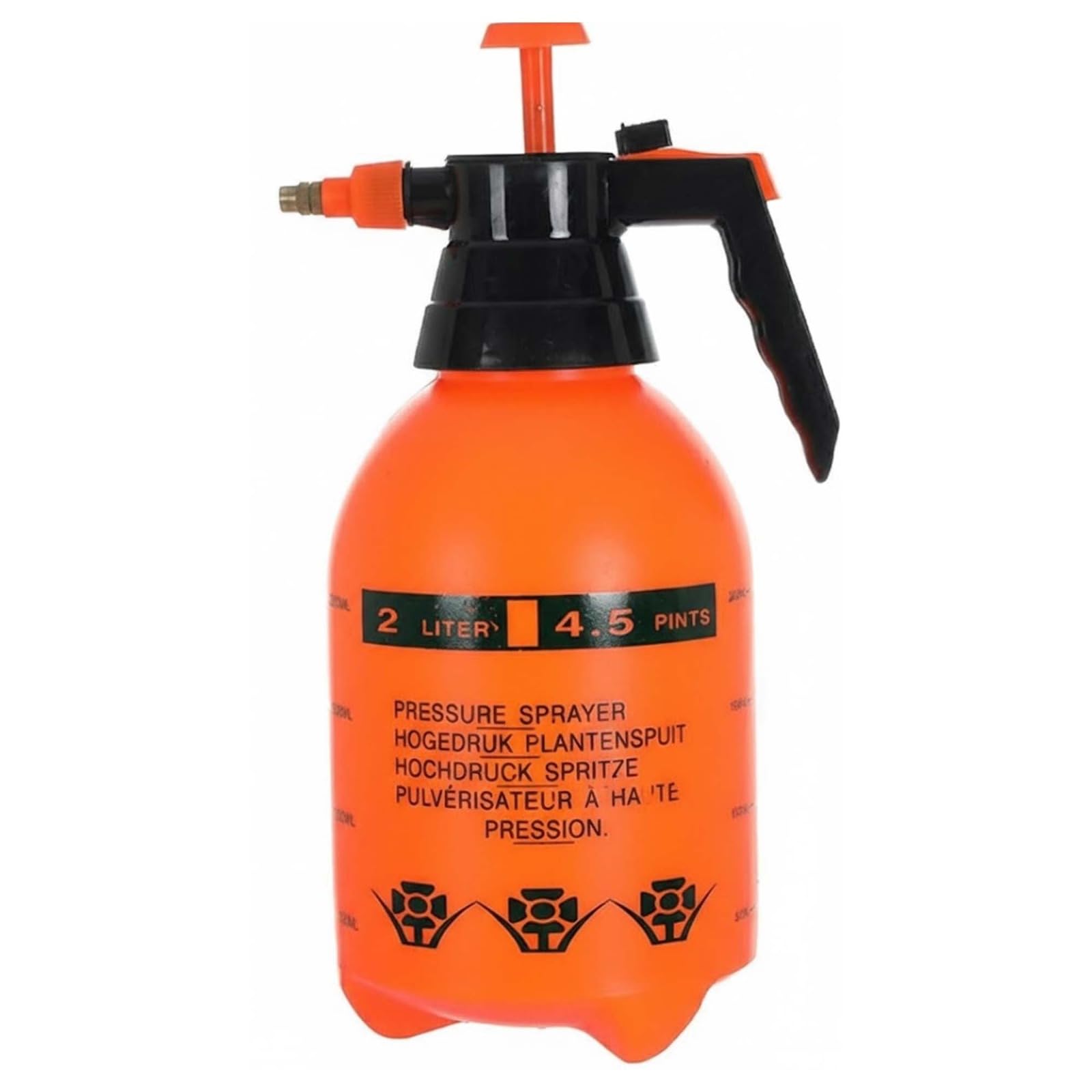 PNJB Manual Pressure Sprayer Pump, Handheld Garden Tool, Adjustable Nozzle, Durable and Portable, Spray Bottle for Gardening, Pest Control, Cleaning & Sanitizing (2L)