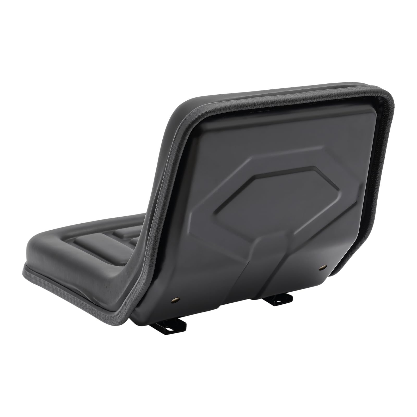 Traktorsitz aus PVC Schwarz Ergonomisches Design Verstellbar 15 cm Tragfähigkeit 100 kg Eignet Sich für Traktoren Erntemaschinen Rasenmäher Gabelstapler