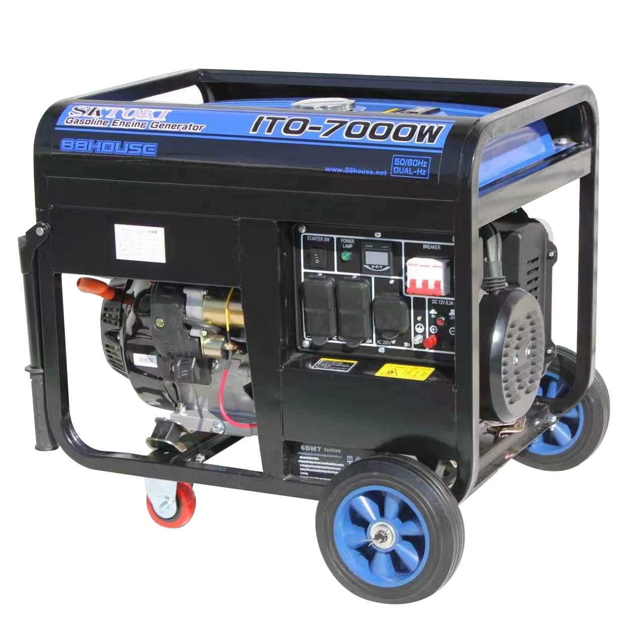 Amazon | ハチハチハウス 88ハウス ガソリン発電機 三相 動力 100V
