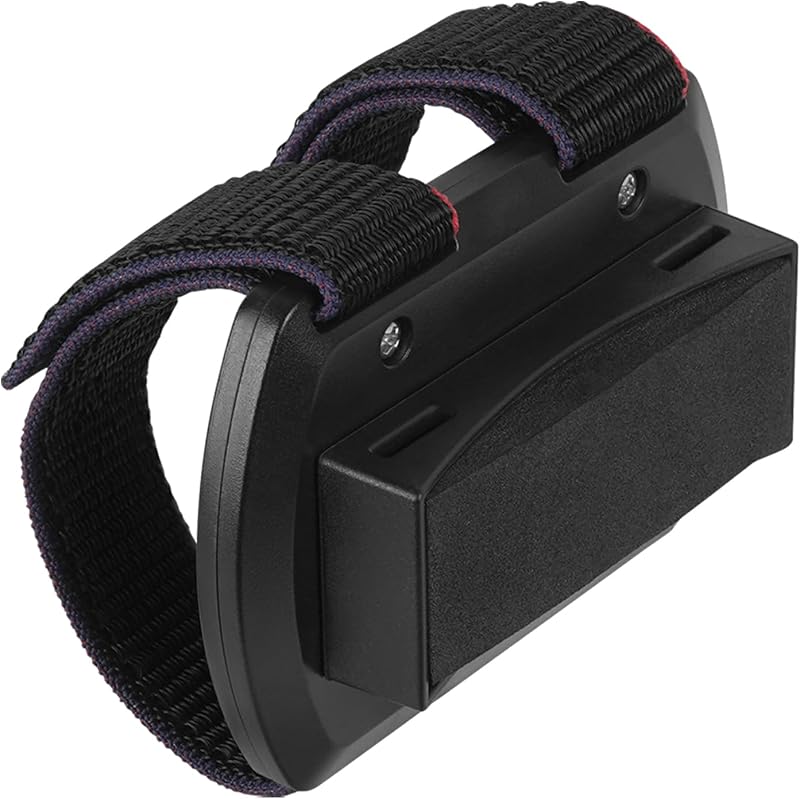 GEEKRIA VR Headset Power Bank Holder Strap Compatible with Meta Quest 3, Meta Quest 2 and HTC VIVE Audio Strap, Includes USB-C Cable, Battery Not Included. (Black)