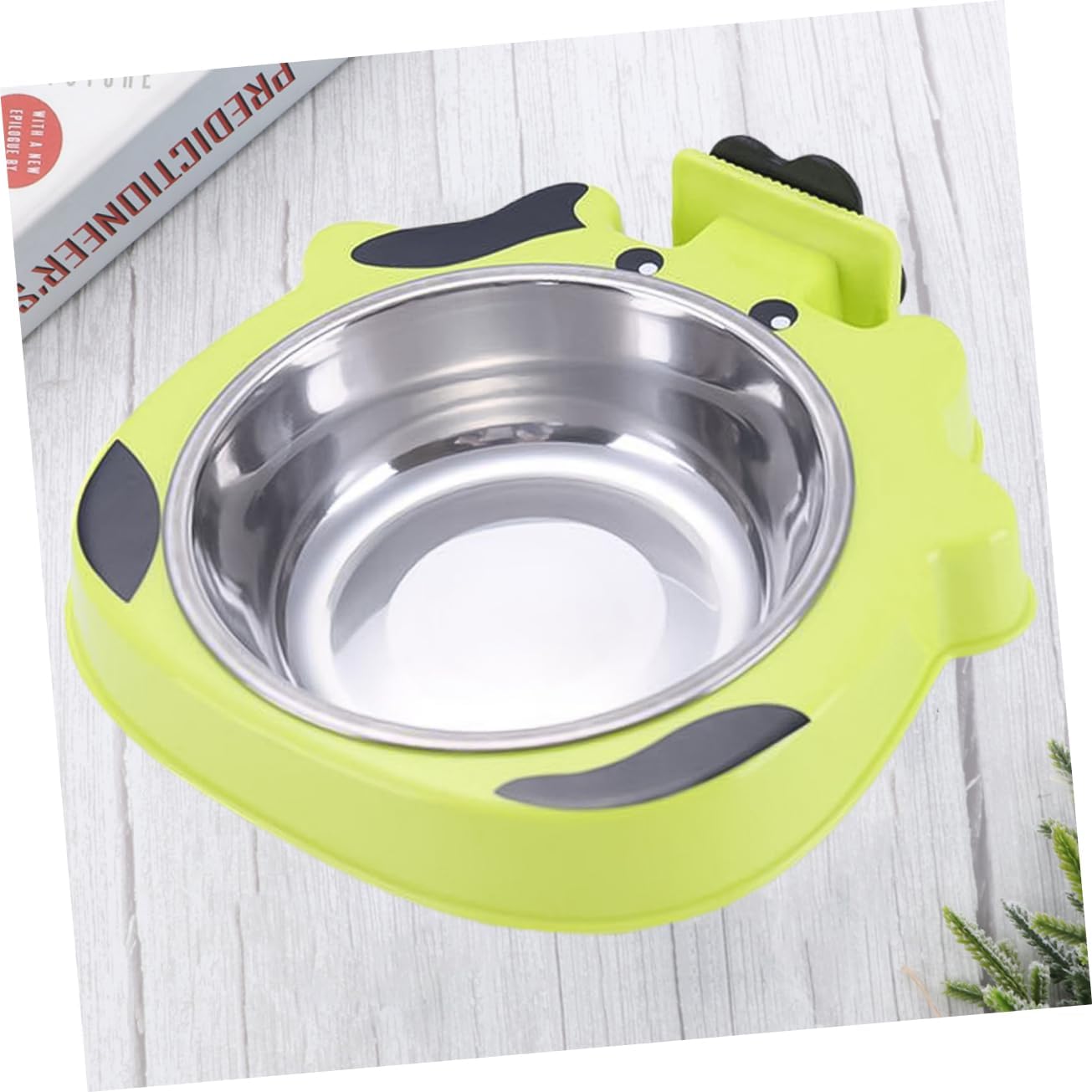 Didiseaon 3pcs Hanging Pet Bowl Water Dispenser for Dogs and Puppies and Non- Design Random Suitable for Food and Water Easy to Install
