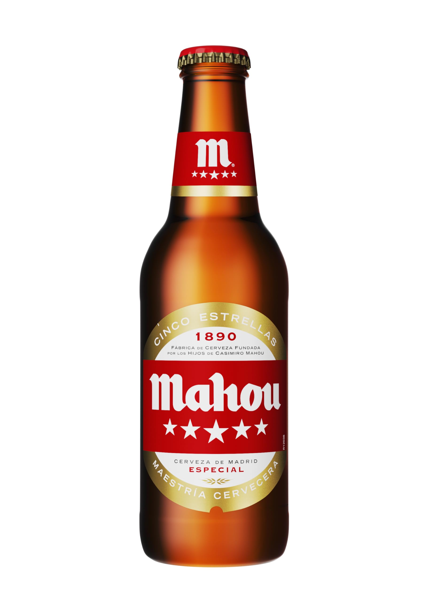 Bier Mahou 5 Sterne 24x25cl (Pack 24 Flaschen)