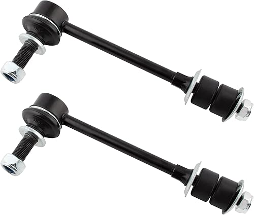 Miniatura 5 de BOXI Juego de 12 barras estabilizadoras delanteras y traseras + rótulas inferiores + kit de suspensión de extremos de barra de acoplamiento para