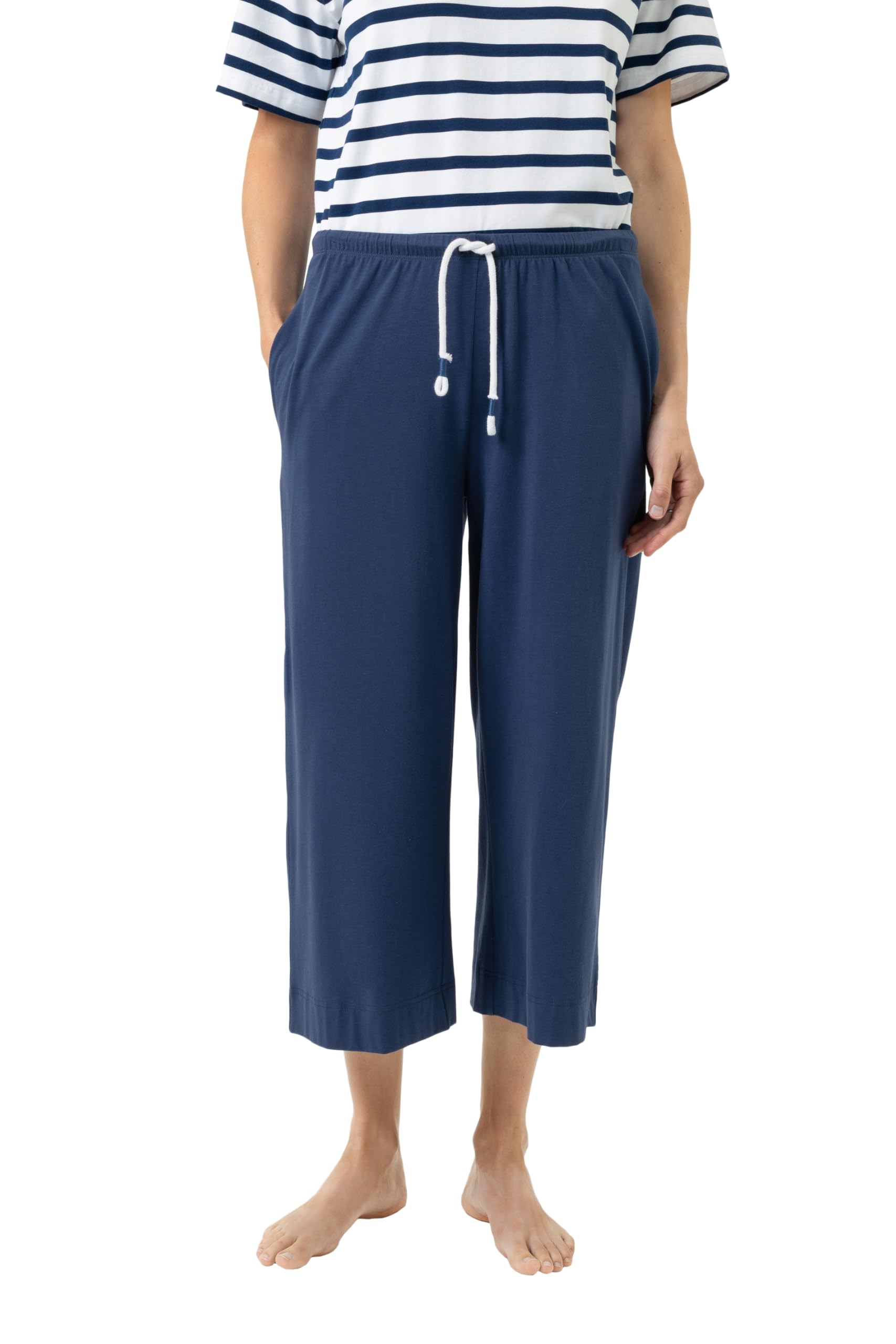 Mey Damen Culotte: Komfortable Culotte, Lockerer Schnitt, Weites Bein, Komfortbund mit Kordelzug, Seitliche Taschen, Serie Solid Love