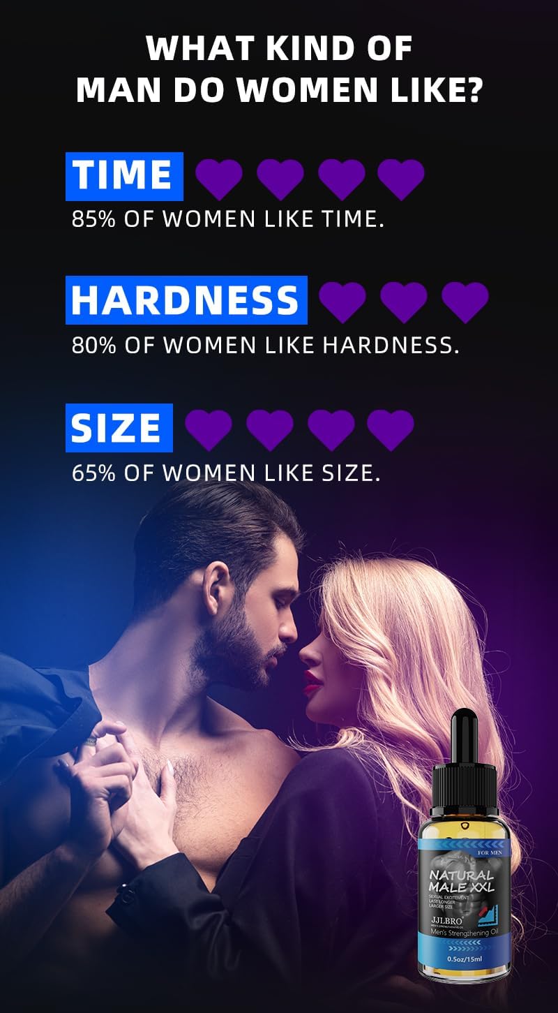 Natural Male Enhancement Oil, Body Gel for Private Part, Men's Re-Vitalize Enlargement Cream, Enhance Size and Performance – Get Bigger Thicker and Stronger (Male XXL) - Image 9