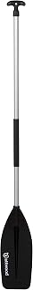 Attwood 11765-1 Canoe Paddle, Aluminum and Plastic, 5-Feet Long, Black Blade, Ergonomic Grip