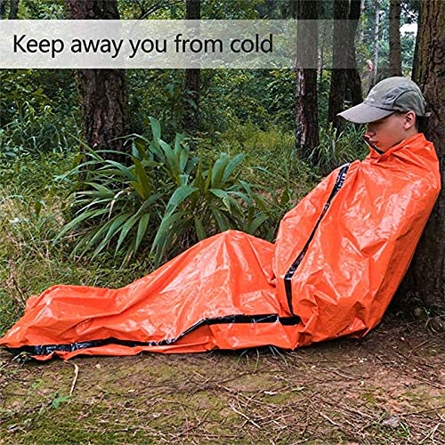 BESPORTBLE Notfall-Schlafsack Aluminium – Leicht, Kompakt, Für Camping, Wandern, Überlebensausrüstung