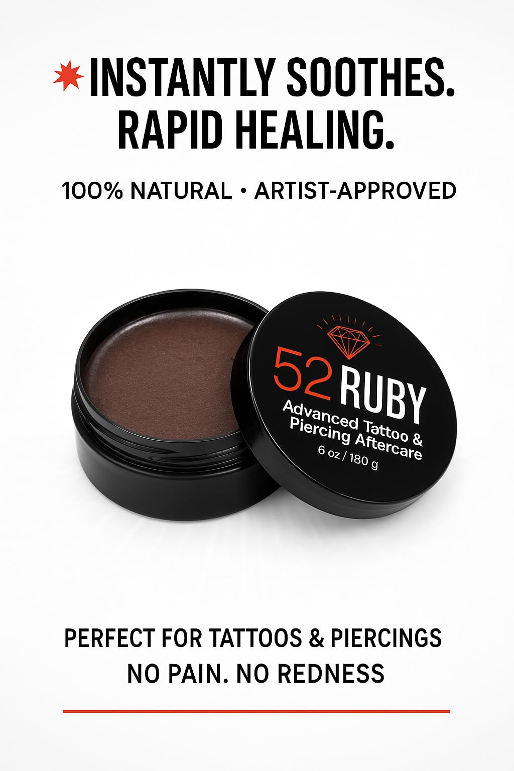 52 Ruby Advanced Tattoo & Piercing Aftercare (10 ml)